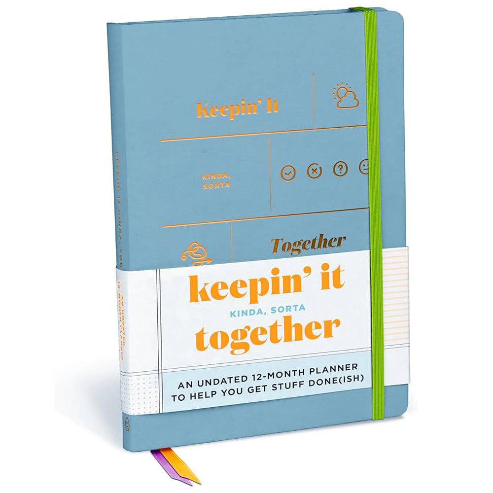 Hachette Book Group - Workman Journals & Notebooks Keepin’ It Kinda, Sorta Together Large Hardcover Planner