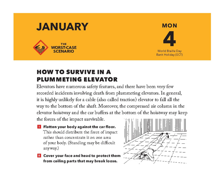 Hachette - Chronicle Books Books 2027 Daily Calendar: Worst-Case Scenario