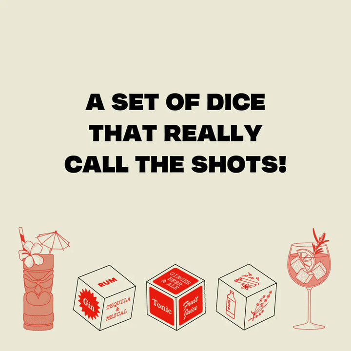 Hachette - Chronicle Books Books Cocktail Dice