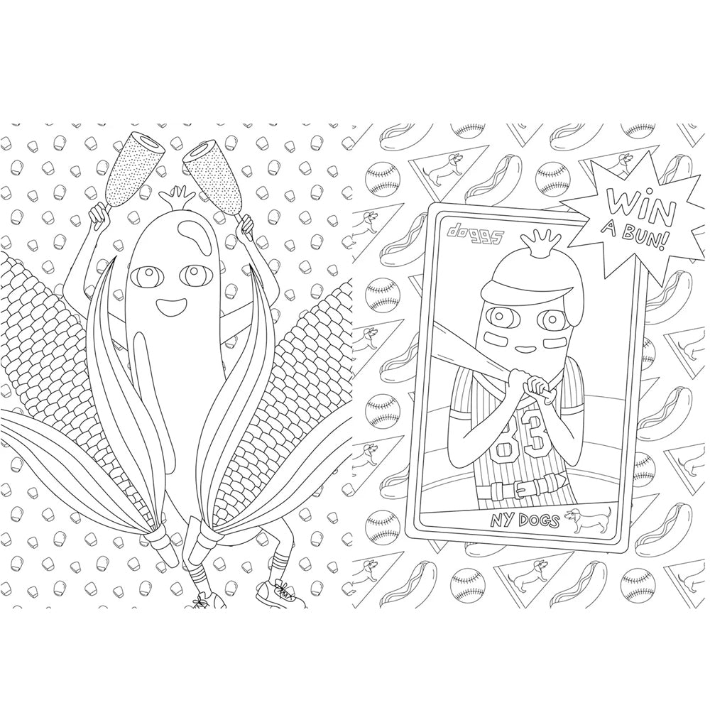Hachette - Chronicle Books Books Hot Dog Coloring and Activity Book