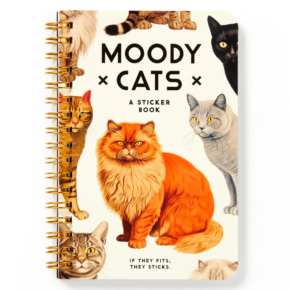 Hachette - Chronicle Books Books Moody Cats Sticker Book