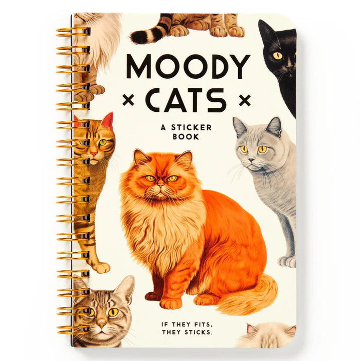 Hachette - Chronicle Books Books Moody Cats Sticker Book