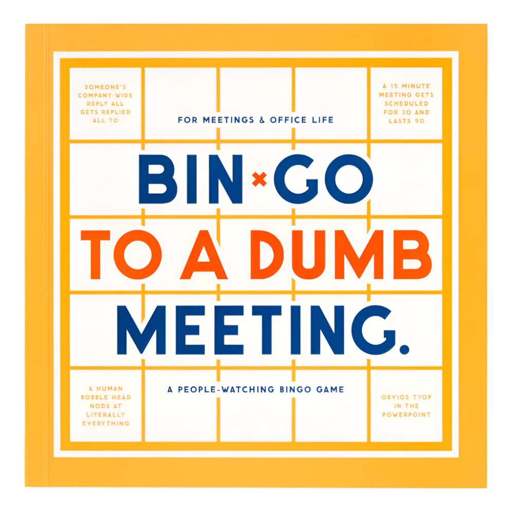 Hachette - Chronicle Books Games BINGO to a Dumb Meeting Book
