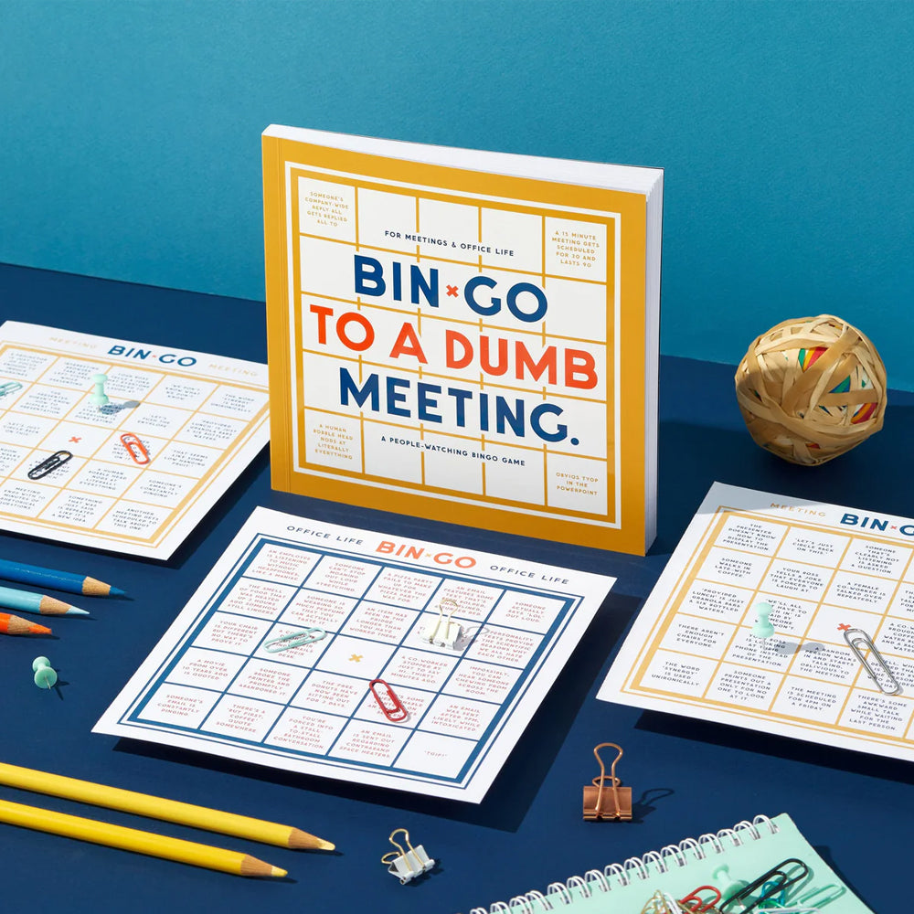 Hachette - Chronicle Books Games BINGO to a Dumb Meeting Book