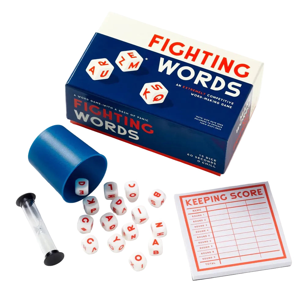 Hachette - Chronicle Books Games Fighting Words Dice Game