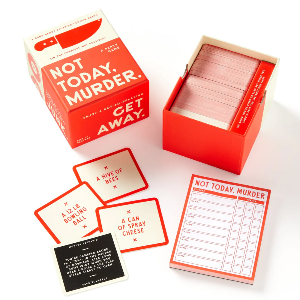 Hachette - Chronicle Books Games Not Today Murder - Social Game