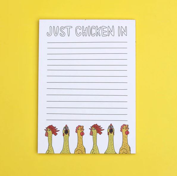 Humdrum Paper Office Goods Just Chicken In Notepad