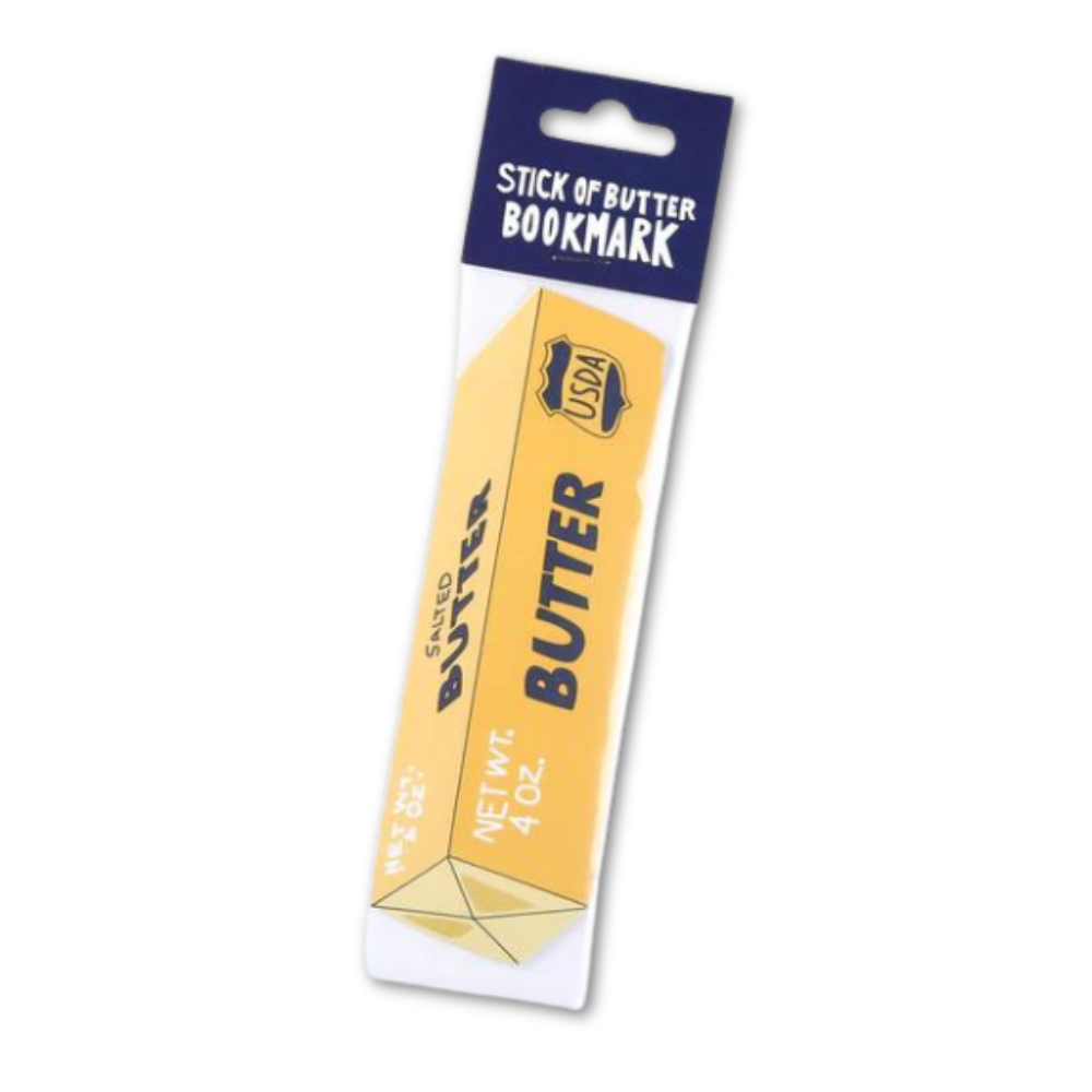 Humdrum Paper Office Goods Stick of Butter Die Cut Book Mark