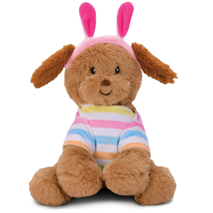 Iscream Toy Stuffed Plush Paisley Puppy Fur & Fleece Plush