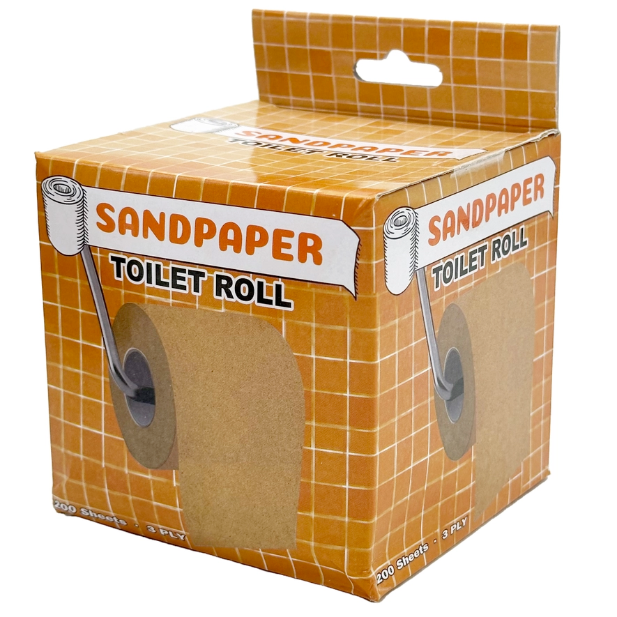 Island Dogs Funny Novelties Sand Paper Toilet Paper