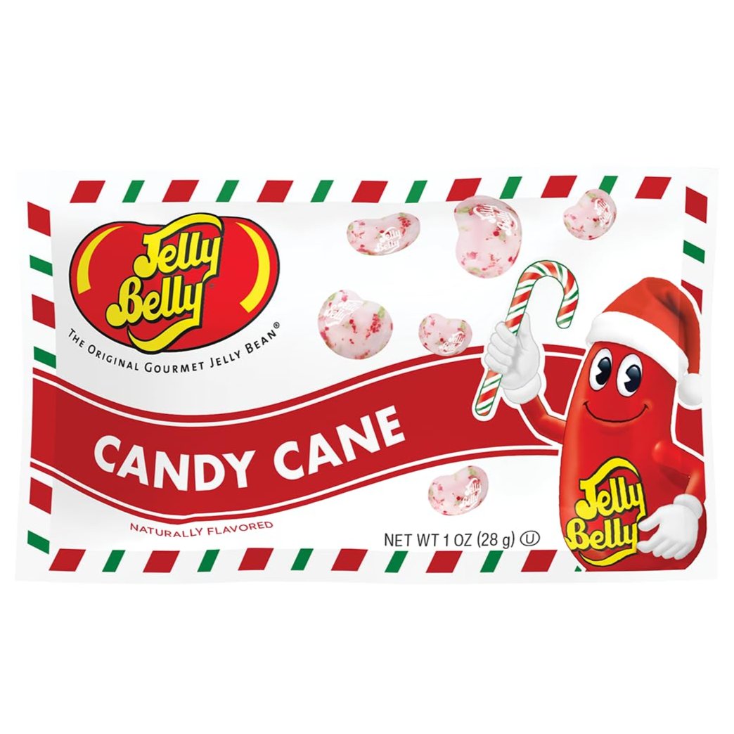 Jelly Belly Candy Candy Cane Jelly Beans 1 oz Bag