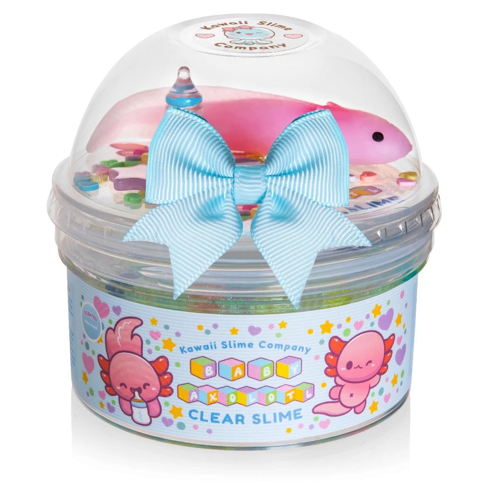 Kawaii Slime Company Toy Novelties Baby Axolotl Clear Kawaii Slime
