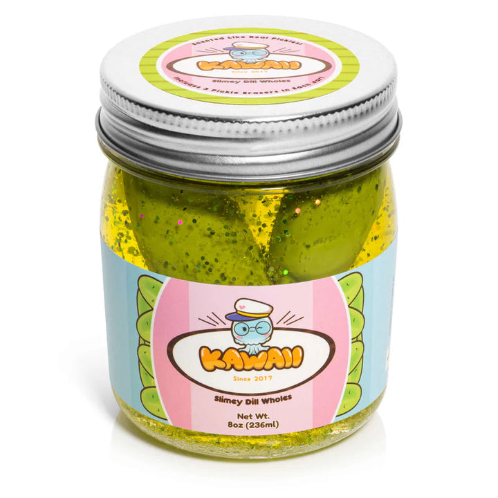 Kawaii Slime Company Toy Novelties Shimmery Pickle Clear Slime by Kawaii Slime