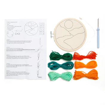 KIKKERLAND Arts & Crafts Punch Needle Kit