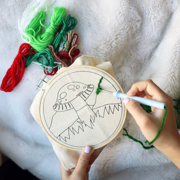 KIKKERLAND Arts & Crafts Punch Needle Kit