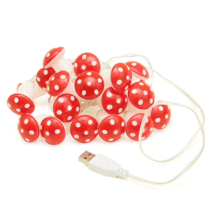 KIKKERLAND Home Decor 20 Mushroom LED String Lights