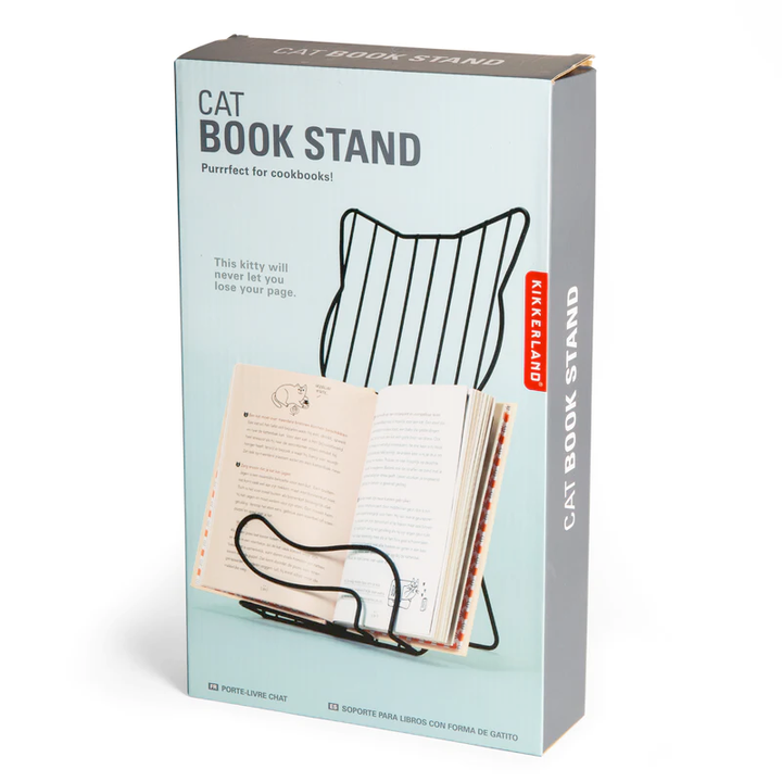 KIKKERLAND Home Decor Cat Book Stand