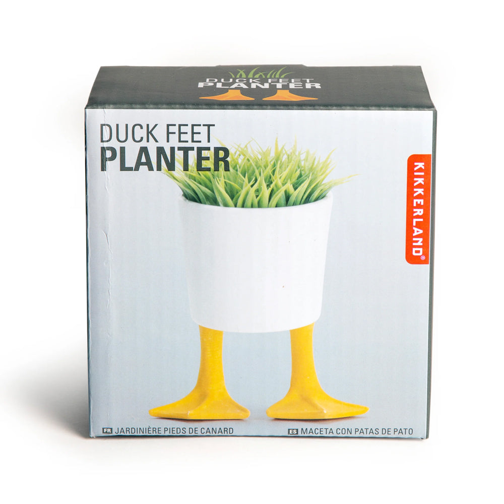 KIKKERLAND Home Decor Duck Feet Planter