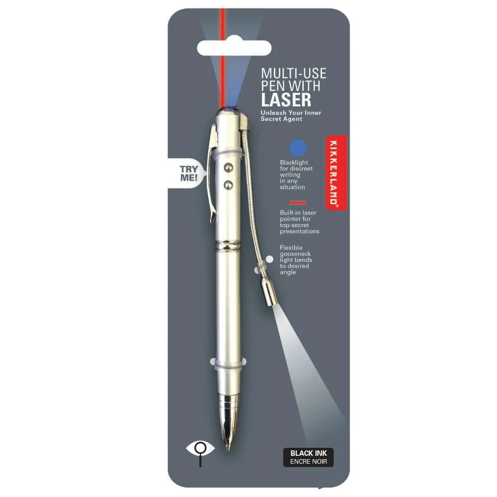 KIKKERLAND Office Goods 5 Functions Spy Pen