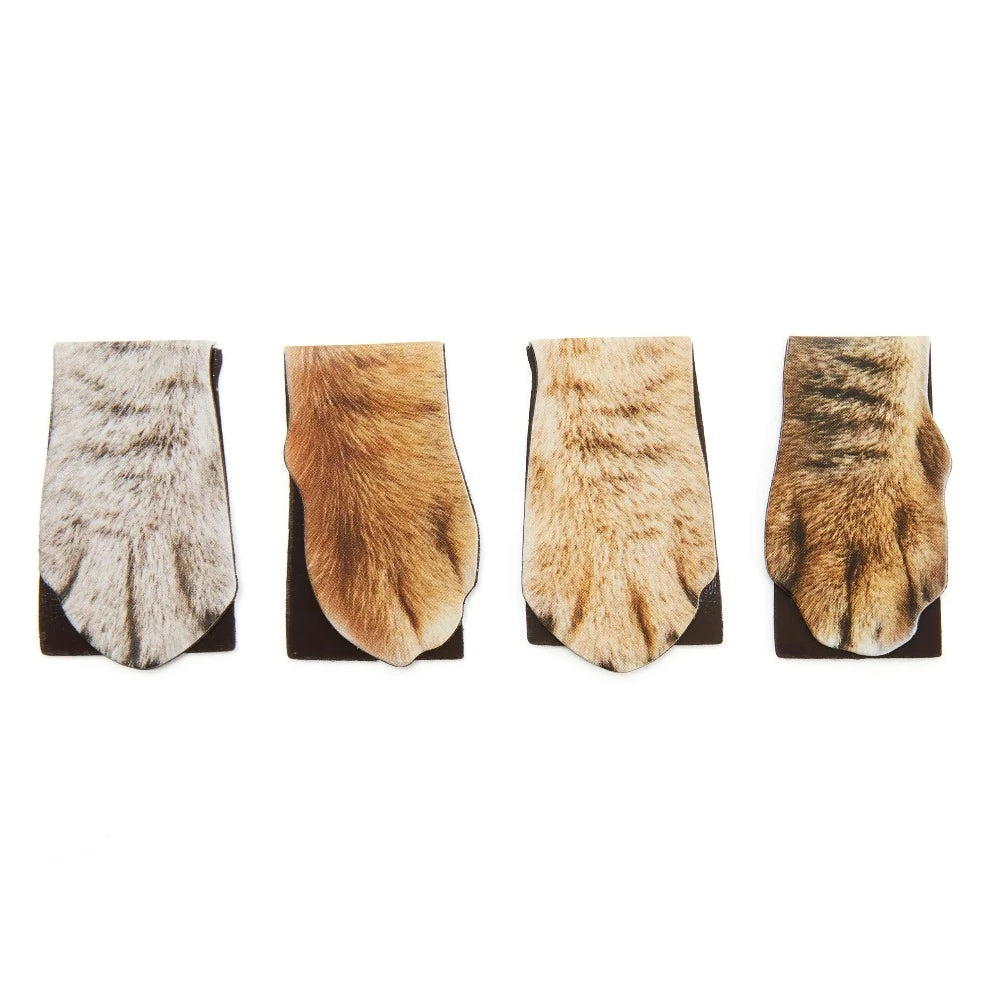 KIKKERLAND Office Goods Magnetic Cat Paw Bookmarks