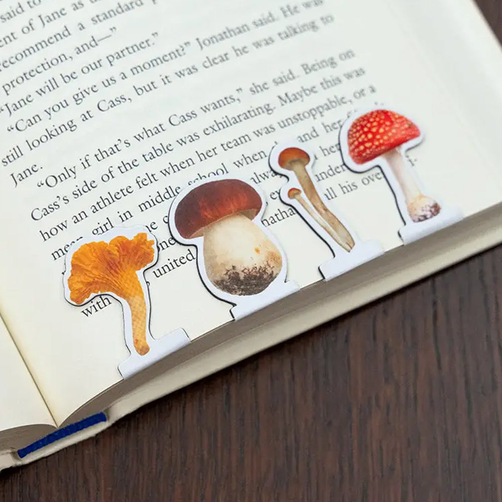 KIKKERLAND Office Goods Mushroom Magnetic Bookmarks