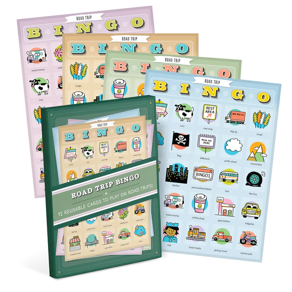 Knock Knock Games Road trip Bingo Set