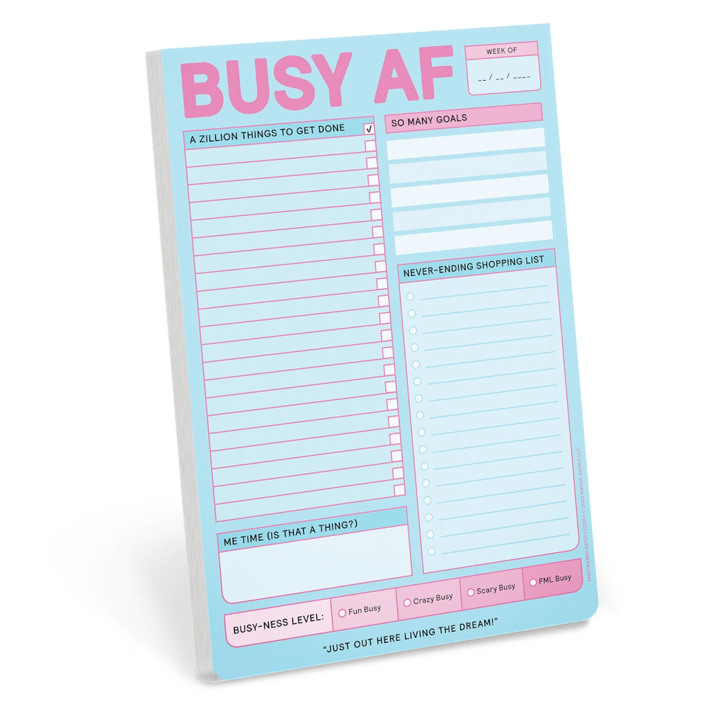 Knock Knock Office Goods Busy AF Pad