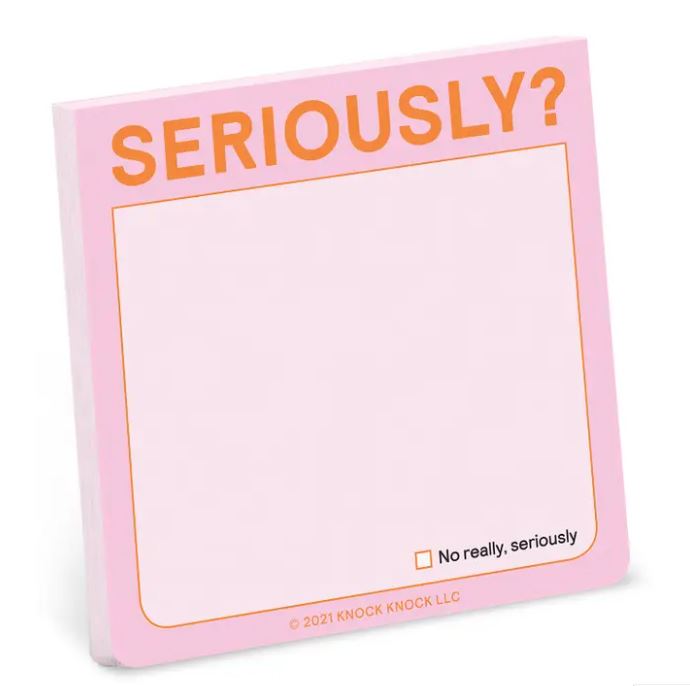 Knock Knock Office Goods Saucy Sticky Note (pastel)