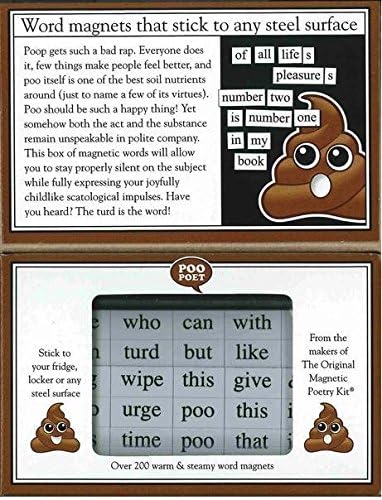 Magnetic Poetry Home Decor Poo Poet Magnetic Poetry Kit