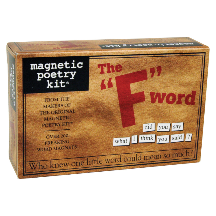 Magnetic Poetry Unclassified The "F" Word Magnetic Poetry Kit