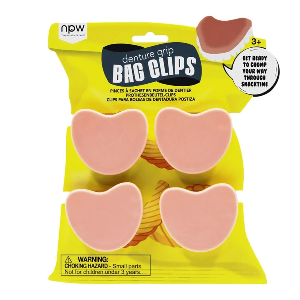 NPW Funny Novelties Denture Bag Clips