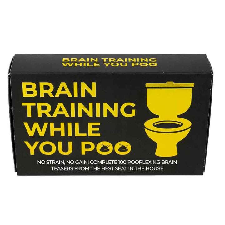 Off the Wagon Shop Funny Novelties Brain Training While You Poo