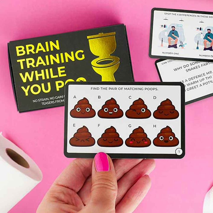Off the Wagon Shop Funny Novelties Brain Training While You Poo