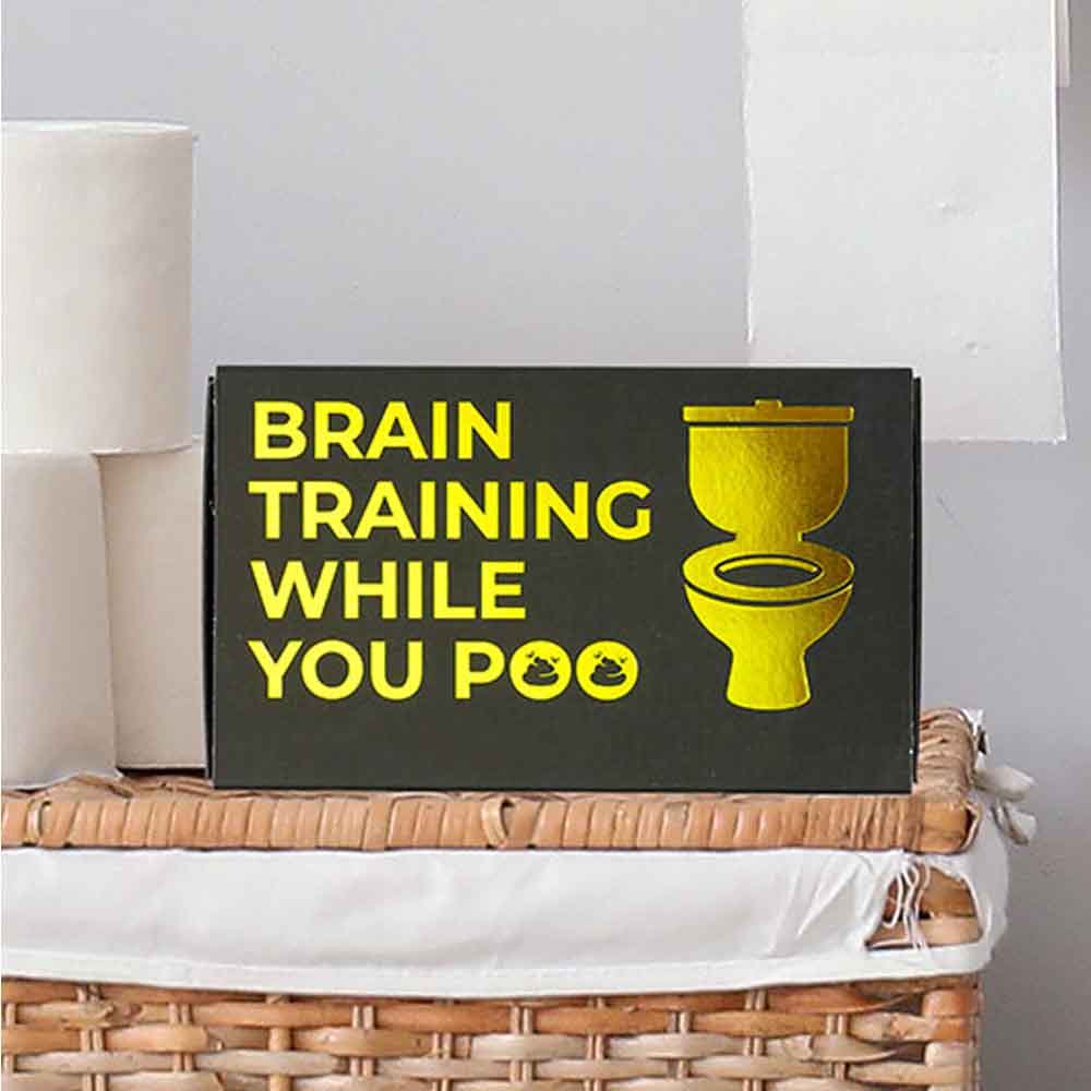 Off the Wagon Shop Funny Novelties Brain Training While You Poo