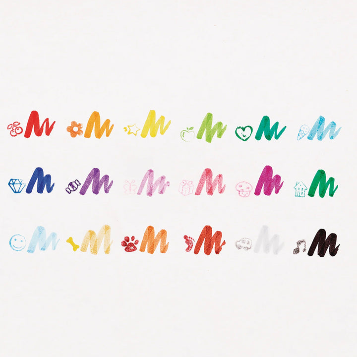 OOLY Arts & Crafts Stampables: Double-Ended Brush & Stamp Markers