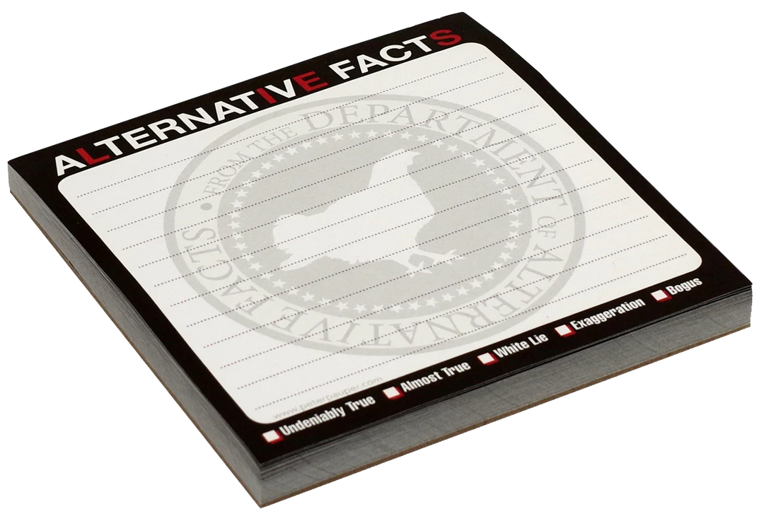 Peter Pauper Press Office Goods Alternative Facts Message Pad