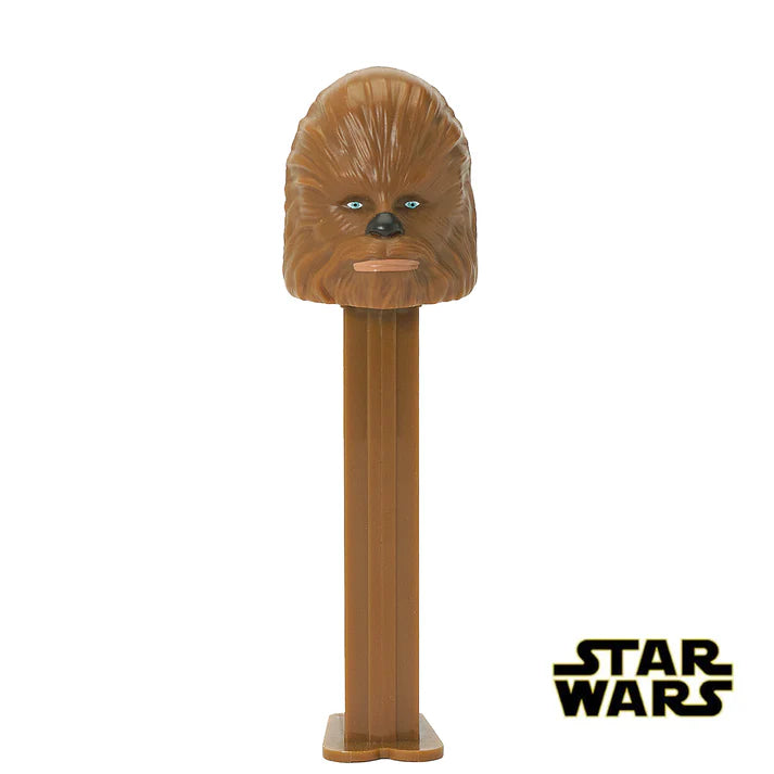 PEZ Candy CANDY Chewbacca Star Wars Pez Single Blister Pack w/ 3 refills