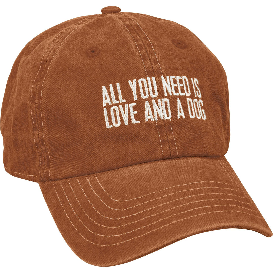 Primitives by Kathy Socks & Tees All You Need Is Love And A Dog Baseball Cap