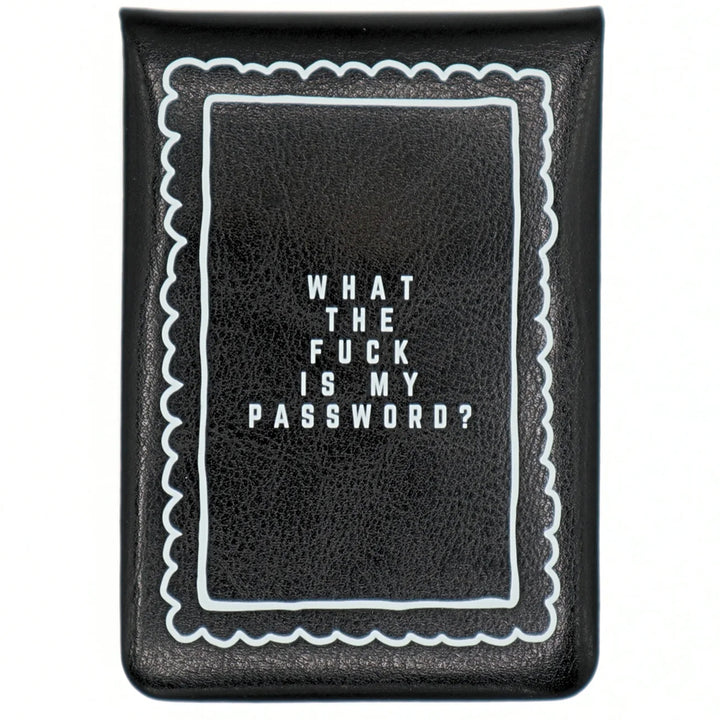 Properly Improper Journals & Notebooks What the Fuck Is My Password - Leatherette Pocket Journal