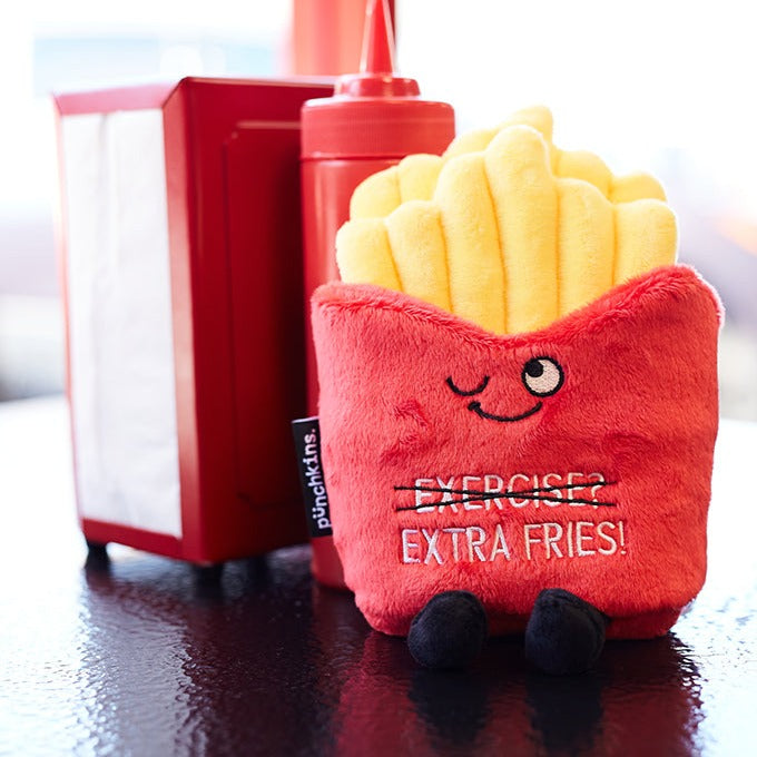 Punchkins Toy Stuffed Plush Exercise? Extra Fries Plushie