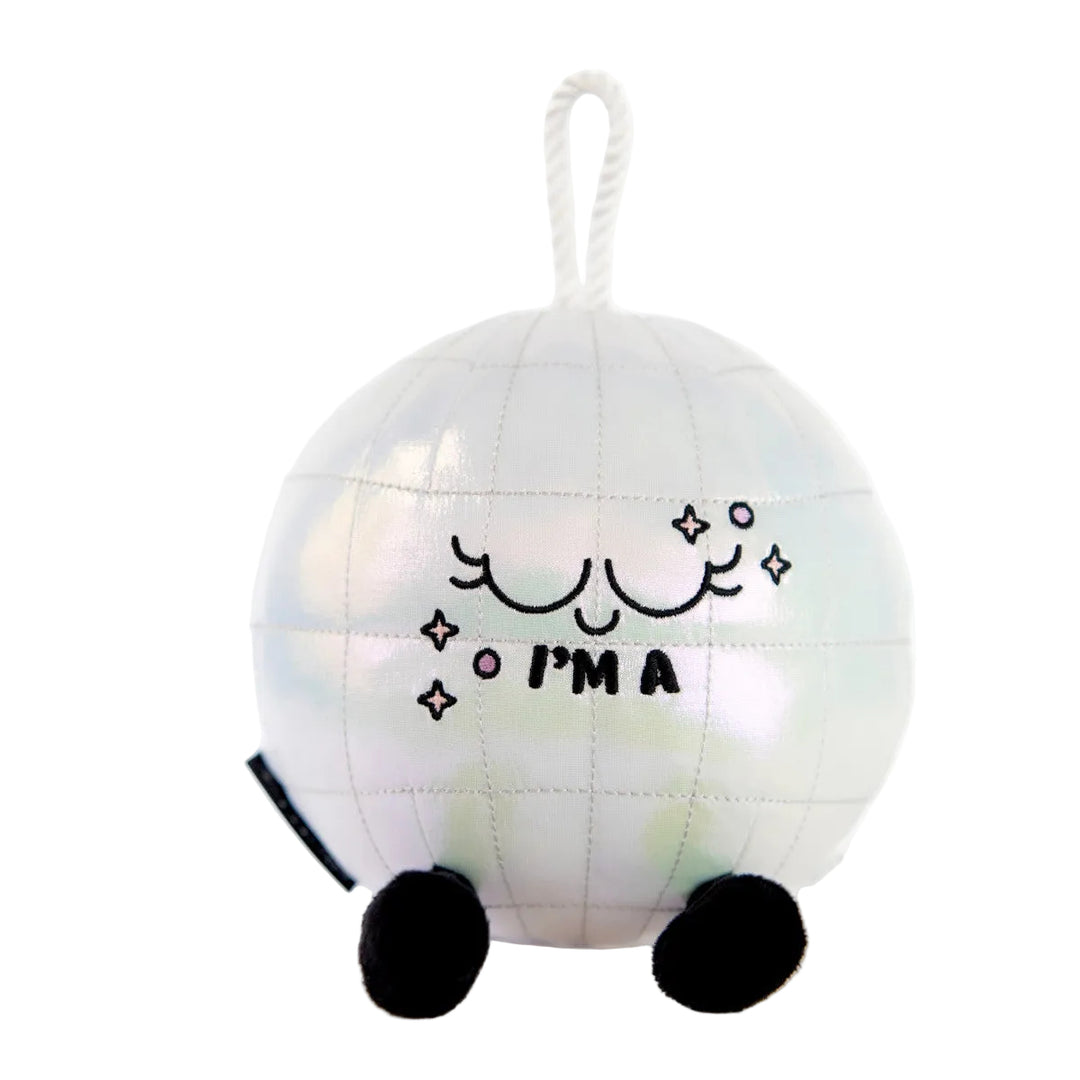 Punchkins Toy Stuffed Plush I'm A ___ Disco Mirrorball plushie
