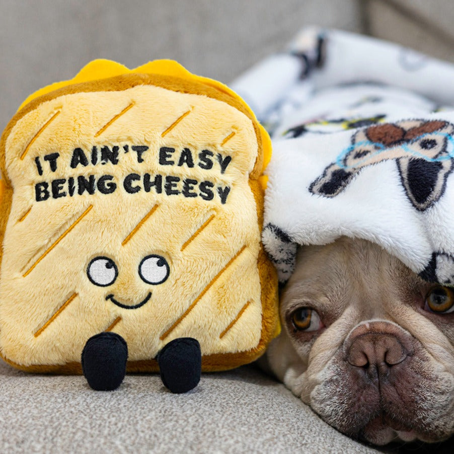 Punchkins Toy Stuffed Plush "It Aint Easy Being Cheesy" Plushie