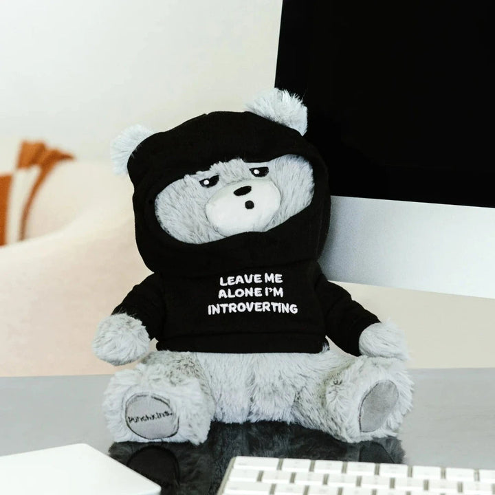 Punchkins Toy Stuffed Plush "Leave Me Alone, I'm Introverting" Plushie