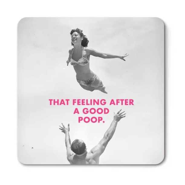 Raccoon Society Magnets & Stickers That Feeling After A Good Poop - Magnet