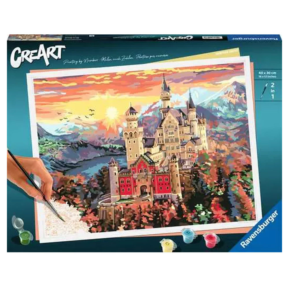 Ravensburger Arts & Crafts Fairytale Castle 12x16  Paint by Number
