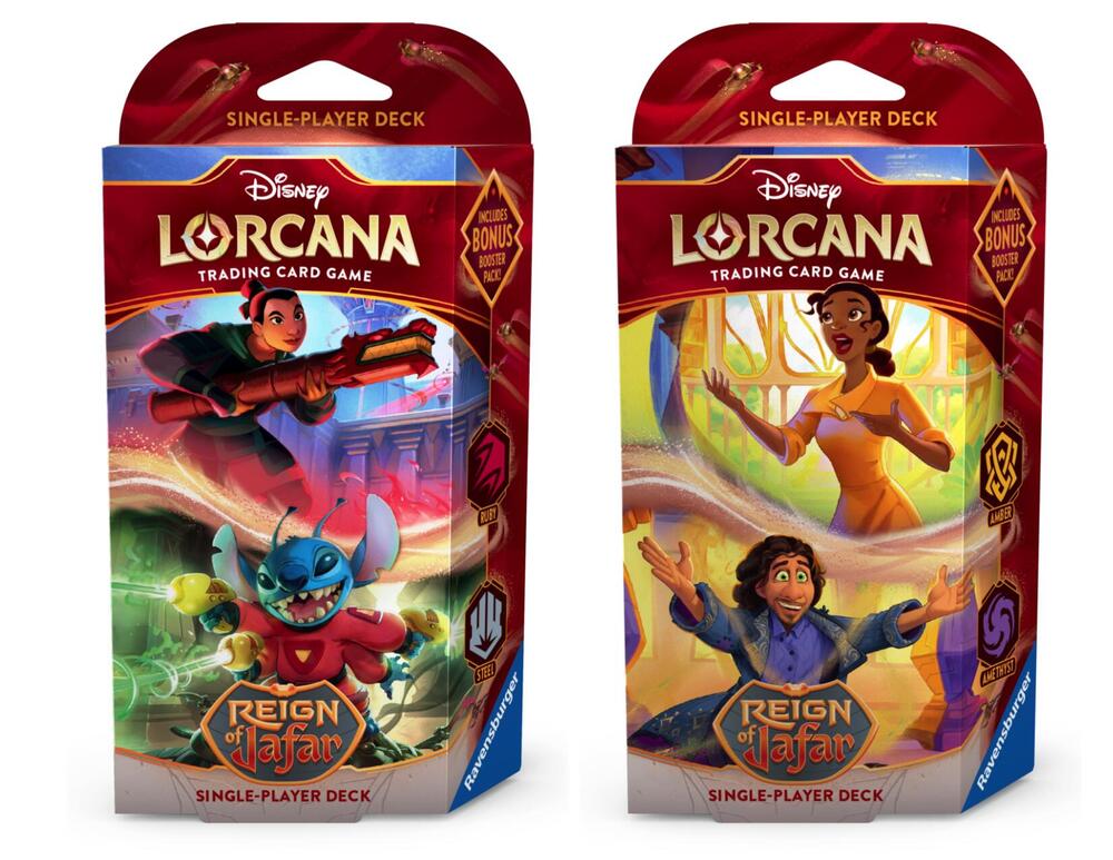 Ravensburger Games Disney Lorcana Reign of Jafar Starter Deck - 1 random style
