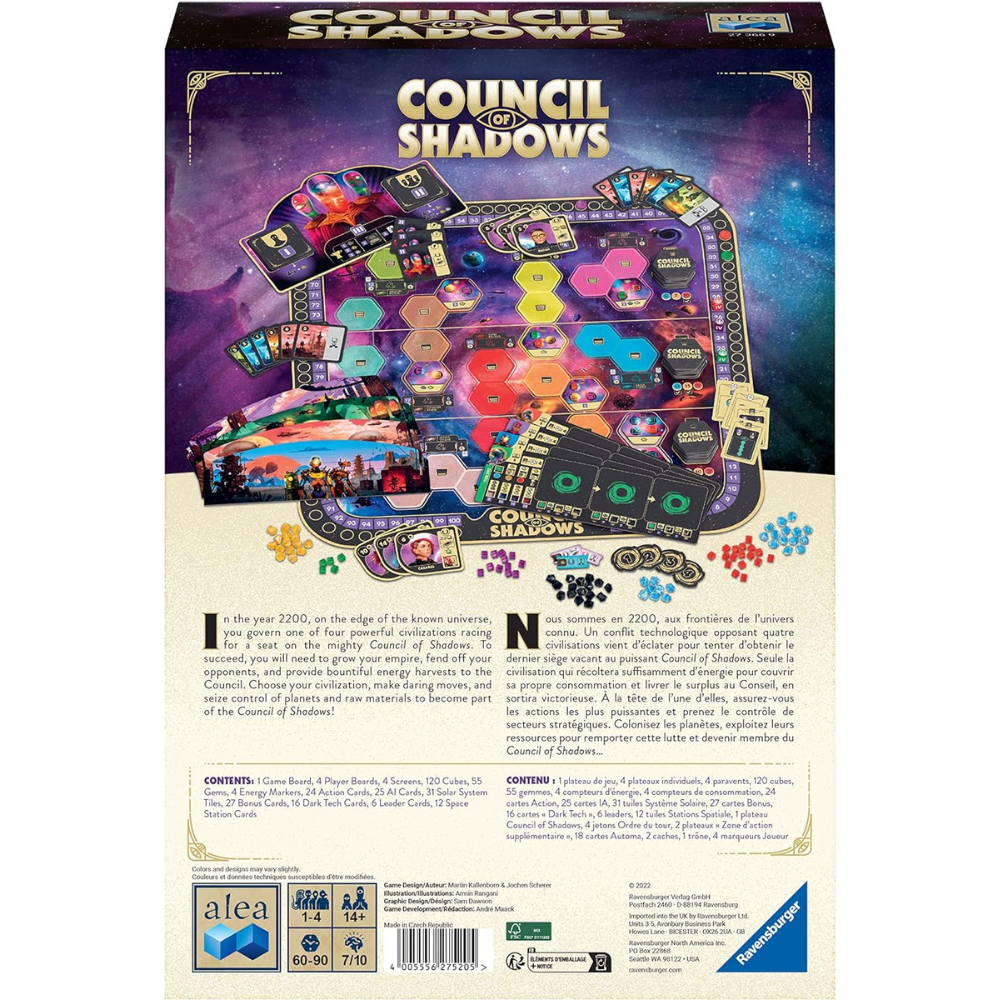 Ravensburger Games The Council of Shadows- 1-4 players