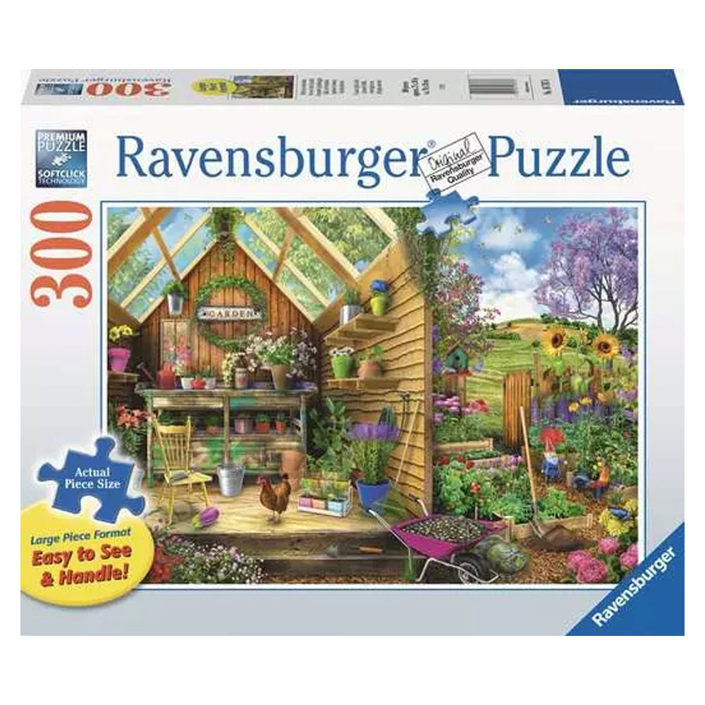 Ravensburger Puzzles Ravensburger Gardener's Getaway 300 pc Puzzle Large Format