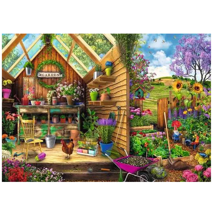 Ravensburger Puzzles Ravensburger Gardener's Getaway 300 pc Puzzle Large Format