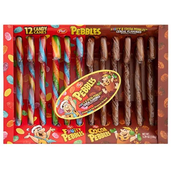 Redstone Foods Candy Fruity Pebbles & Cocoa Pebbles Candy Canes